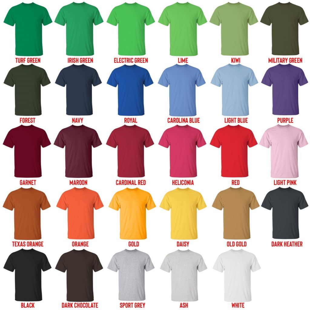 t shirt color chart - German Shepherd Gifts