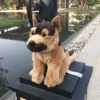 Cute German Shepherd Dog Simulation Life Like Animal Plush Toy Soft Cross Fox Stuffed Animal Doll - German Shepherd Gifts