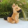 Simulation Wolf Dog Doll German Shepherd Dog Doll Black Back Sheepdog Plush Toy Lifelike Animals Simulation 1 - German Shepherd Gifts