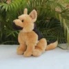 Simulation Wolf Dog Doll German Shepherd Dog Doll Black Back Sheepdog Plush Toy Lifelike Animals Simulation 2 - German Shepherd Gifts