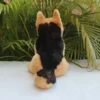 Simulation Wolf Dog Doll German Shepherd Dog Doll Black Back Sheepdog Plush Toy Lifelike Animals Simulation 4 - German Shepherd Gifts