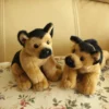 Two Positions Simulation Dog Doll Dog German Shepherd Plush Toy Dog Doll Lifelike Animals Simulation Stuffed 1 - German Shepherd Gifts