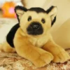 Two Positions Simulation Dog Doll Dog German Shepherd Plush Toy Dog Doll Lifelike Animals Simulation Stuffed 3 - German Shepherd Gifts